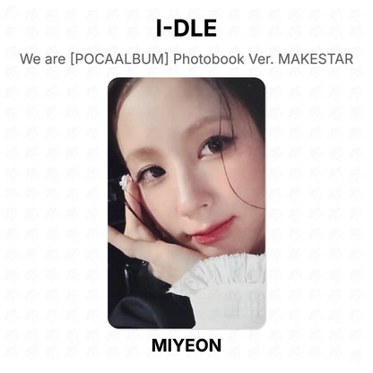 I-DLE We are [POCAALBUM] Photobook Ver. MAKESTAR Official Photocard