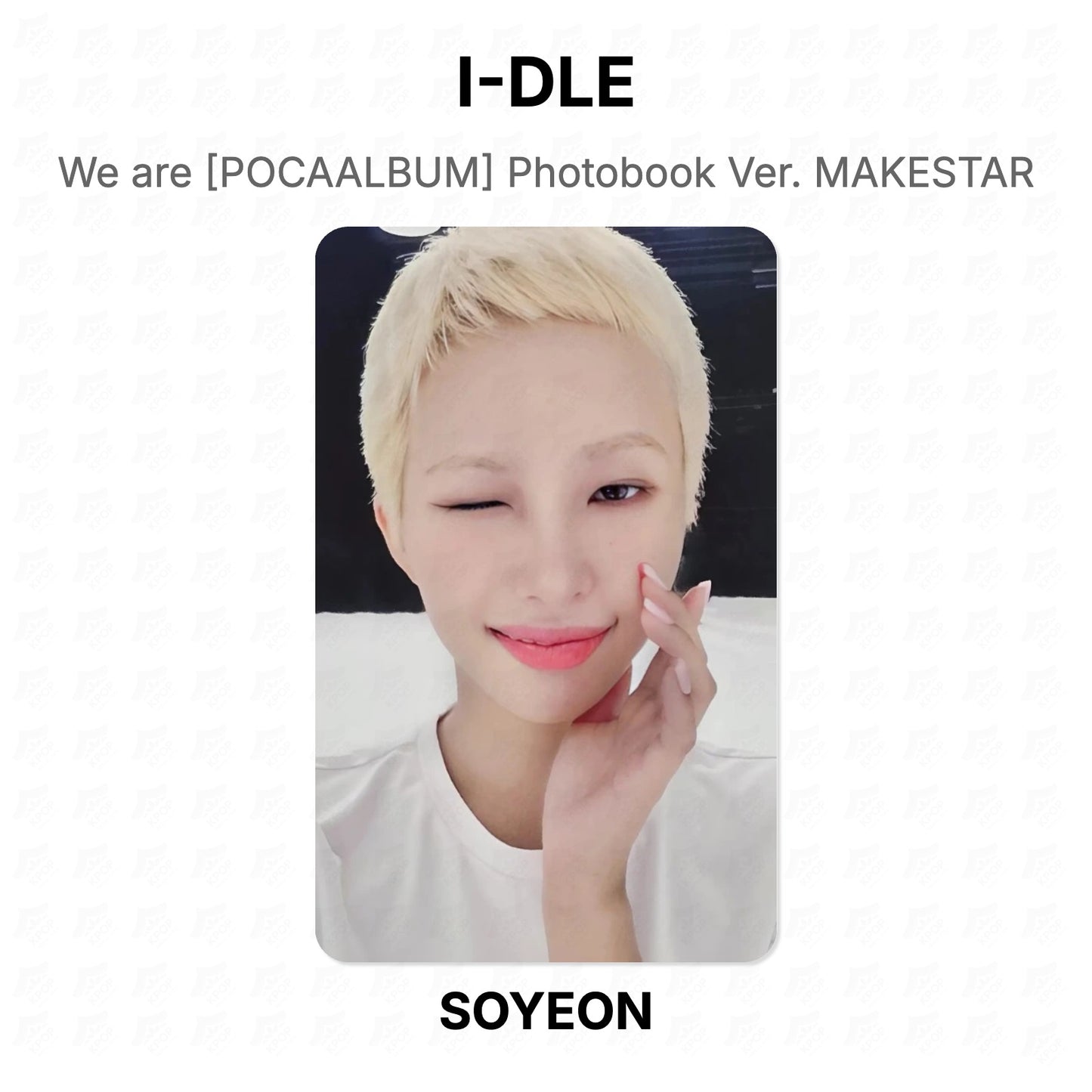 I-DLE We are [POCAALBUM] Photobook Ver. MAKESTAR Official Photocard