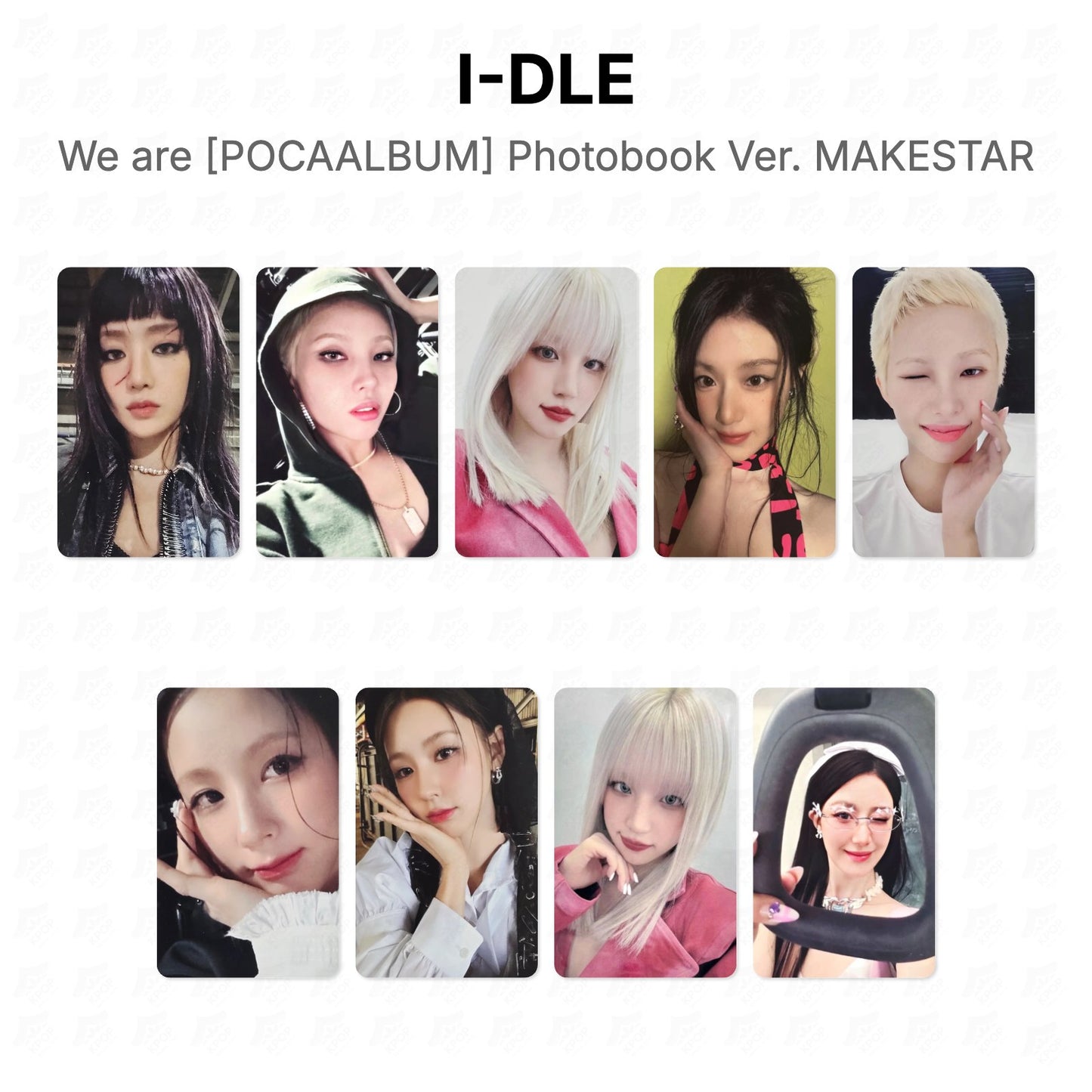 I-DLE We are [POCAALBUM] Photobook Ver. MAKESTAR Official Photocard