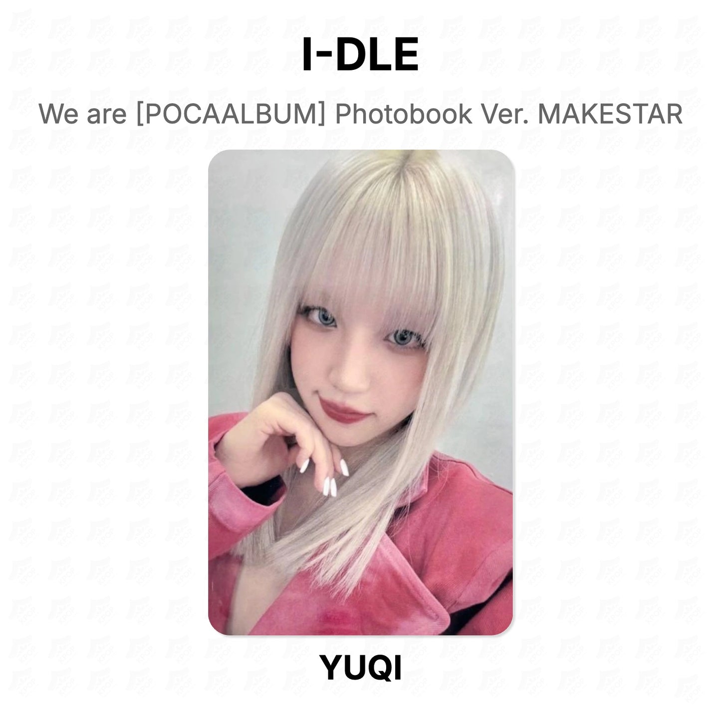 I-DLE We are [POCAALBUM] Photobook Ver. MAKESTAR Official Photocard