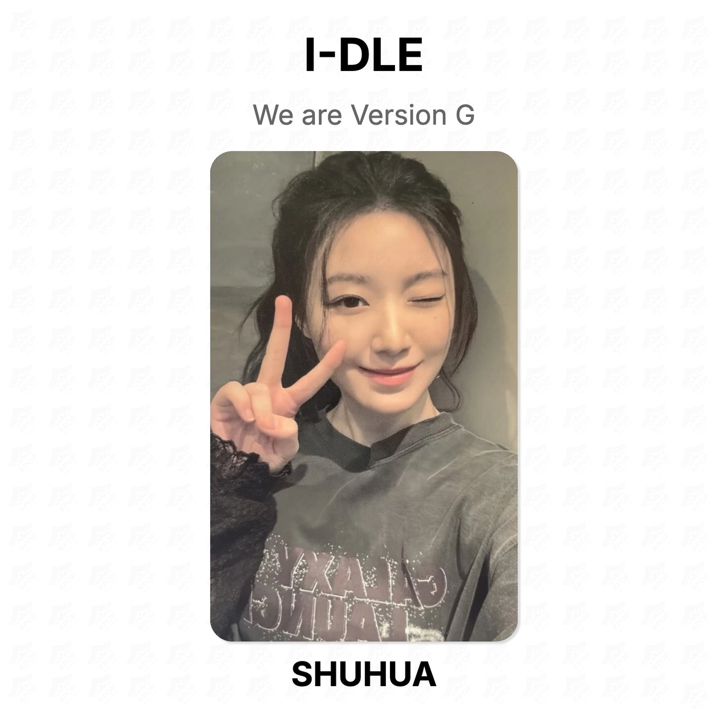 I-DLE We are Version G Official Photocard