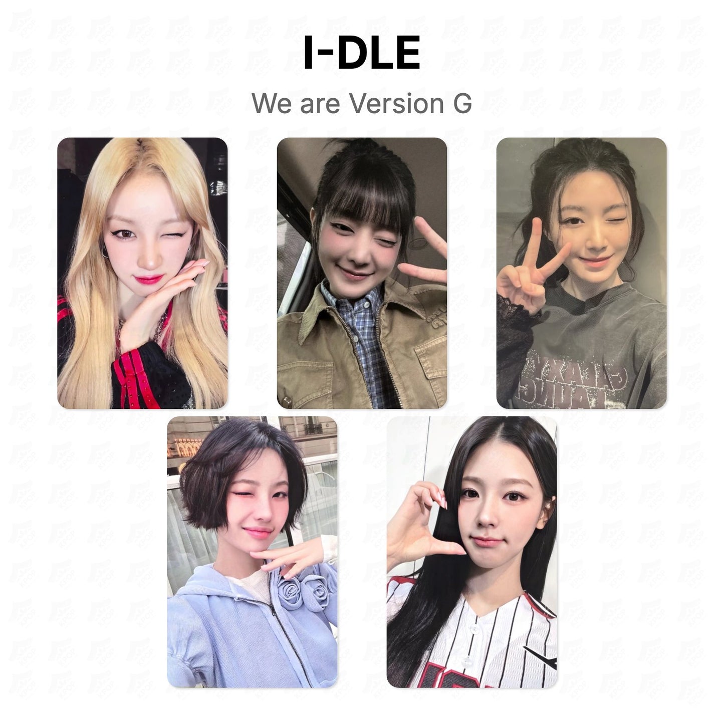 I-DLE We are Version G Official Photocard
