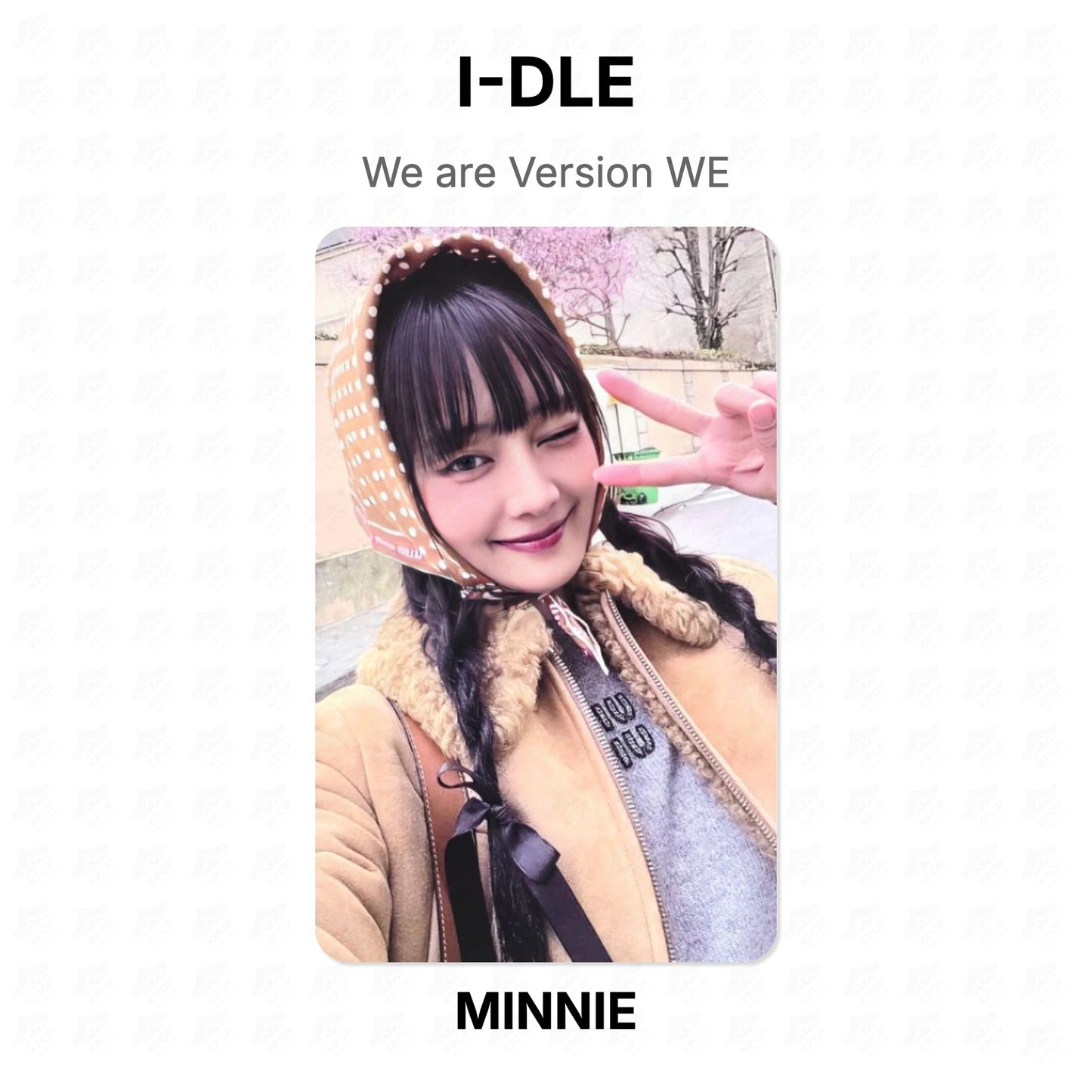 I-DLE We are Version WE Official Photocard