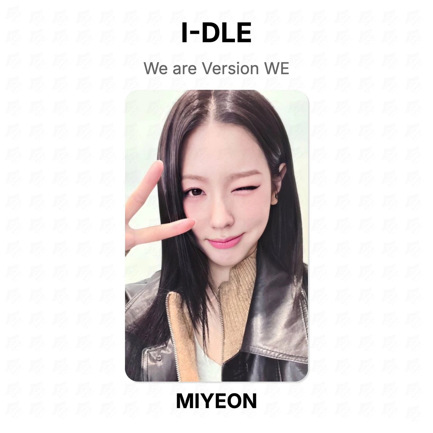 I-DLE We are Version WE Official Photocard