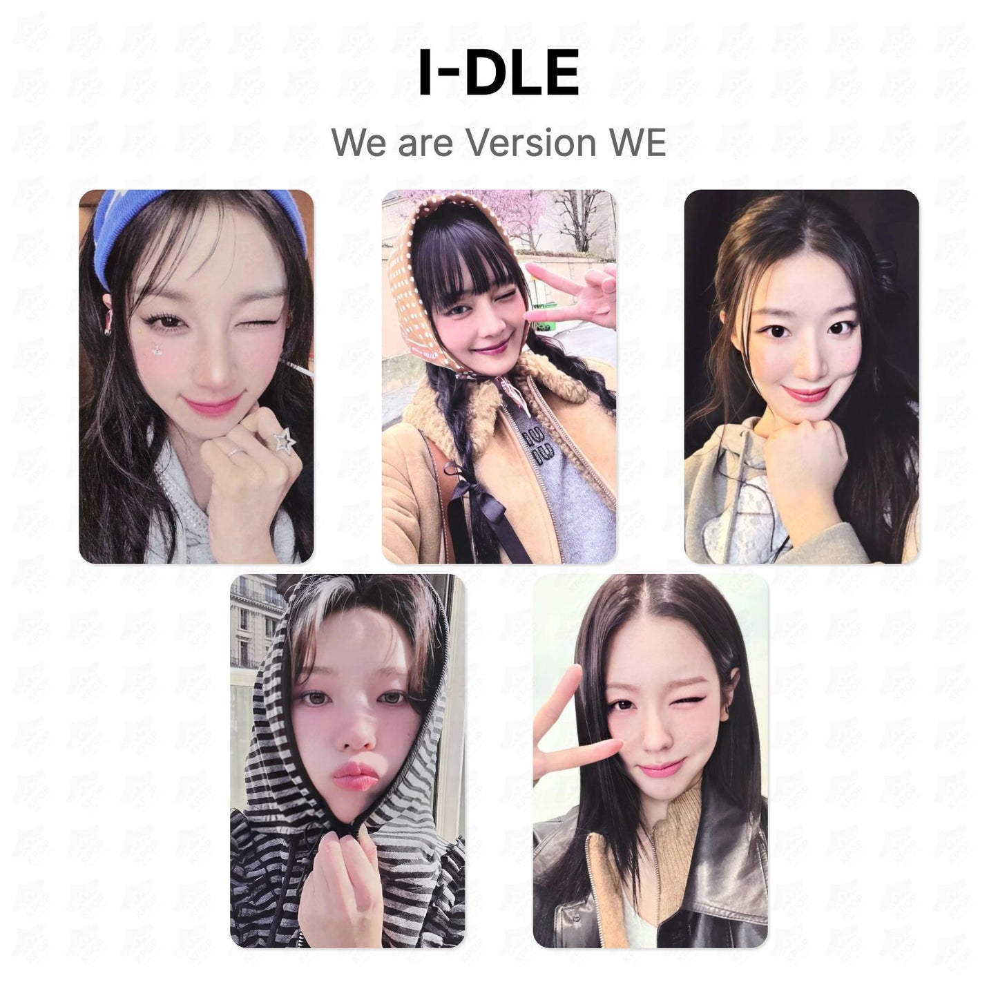 I-DLE We are Version WE Official Photocard