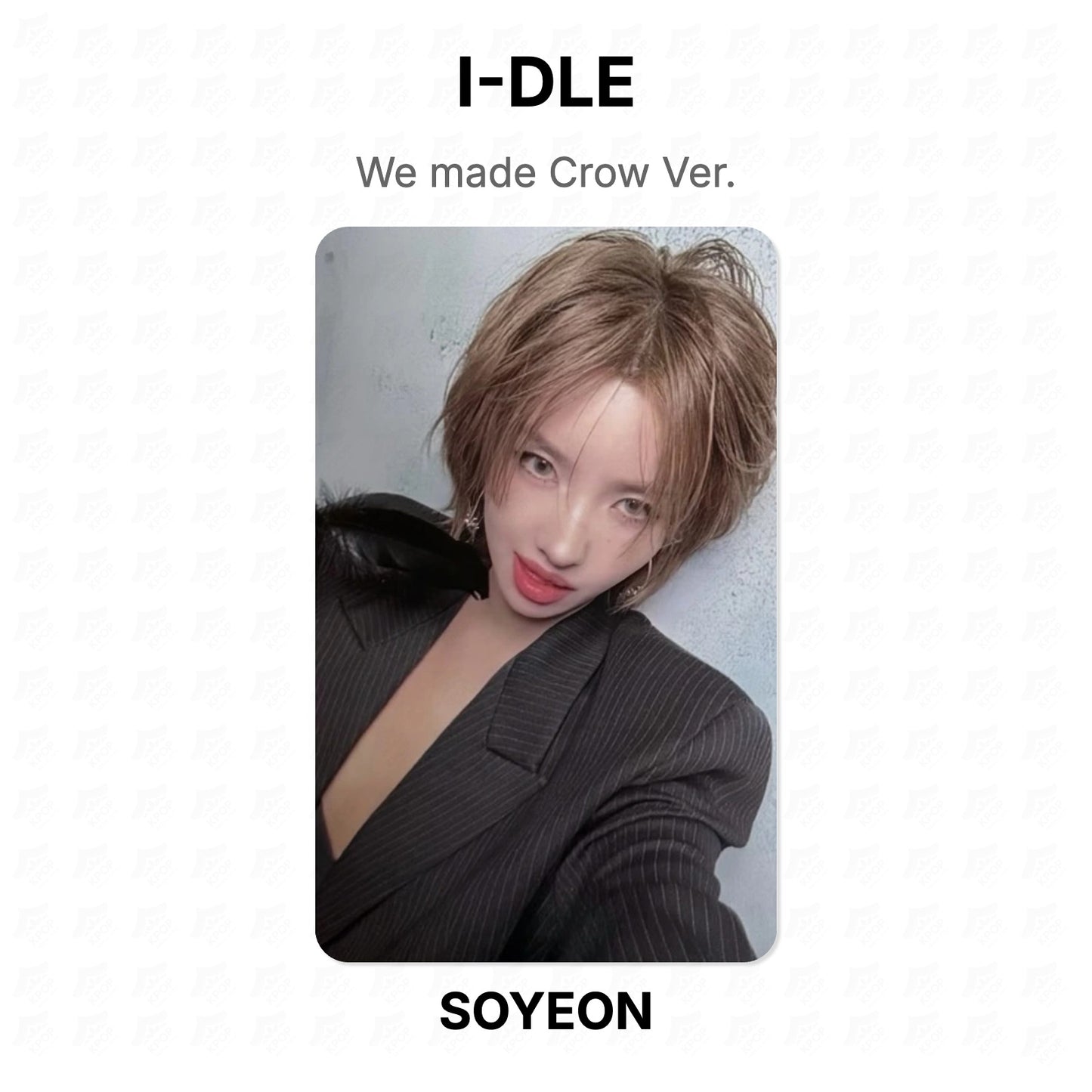 I-DLE We made Crow Ver. Official Photocard