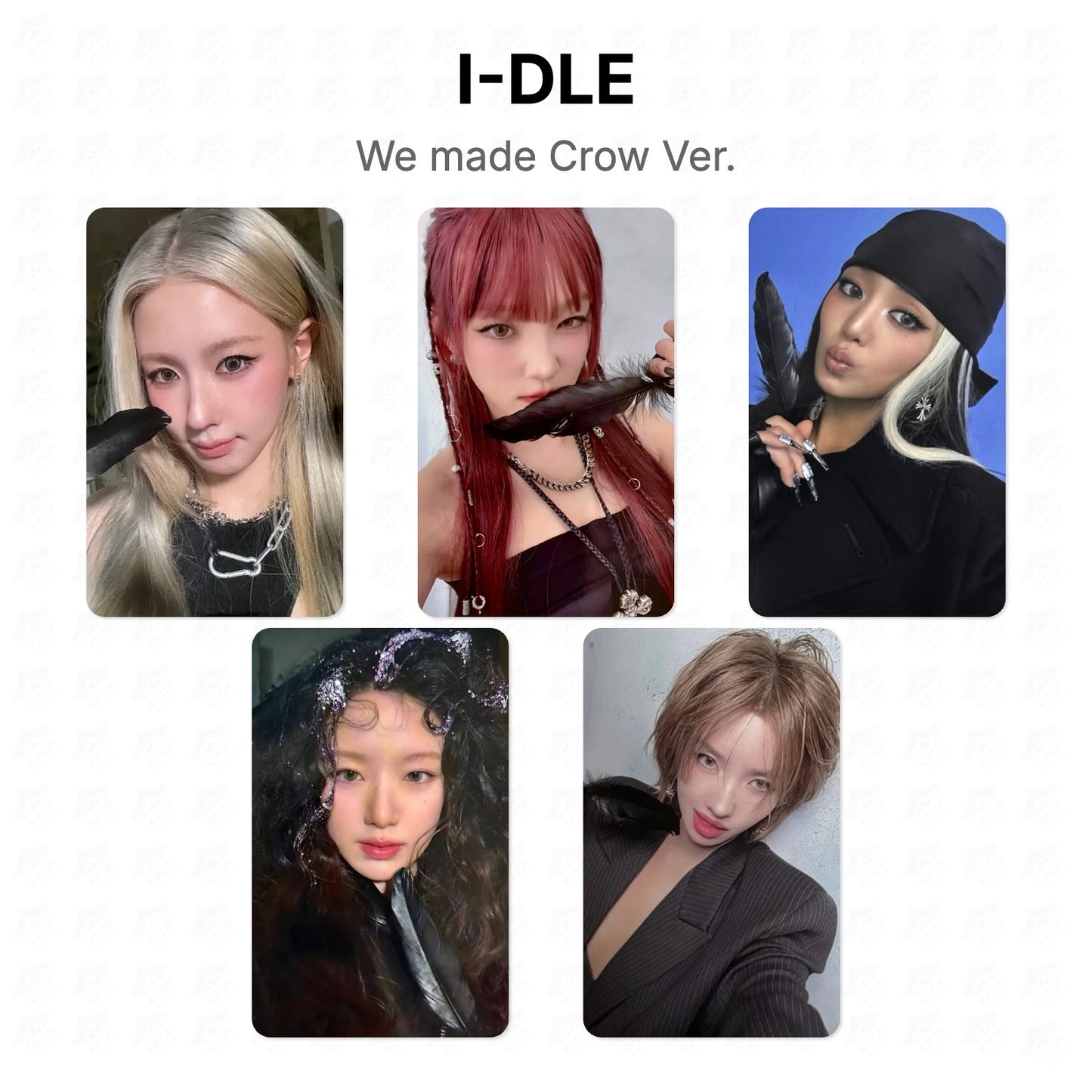 I-DLE We made Crow Ver. Official Photocard