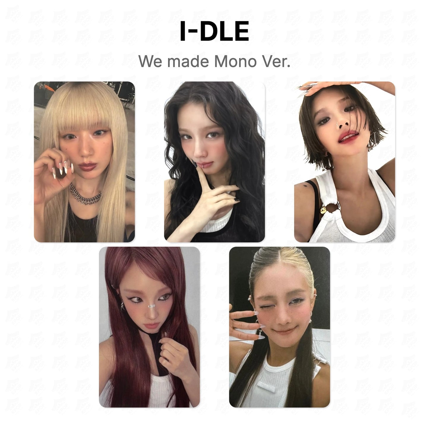 I-DLE We made Mono Ver. Official Photocard