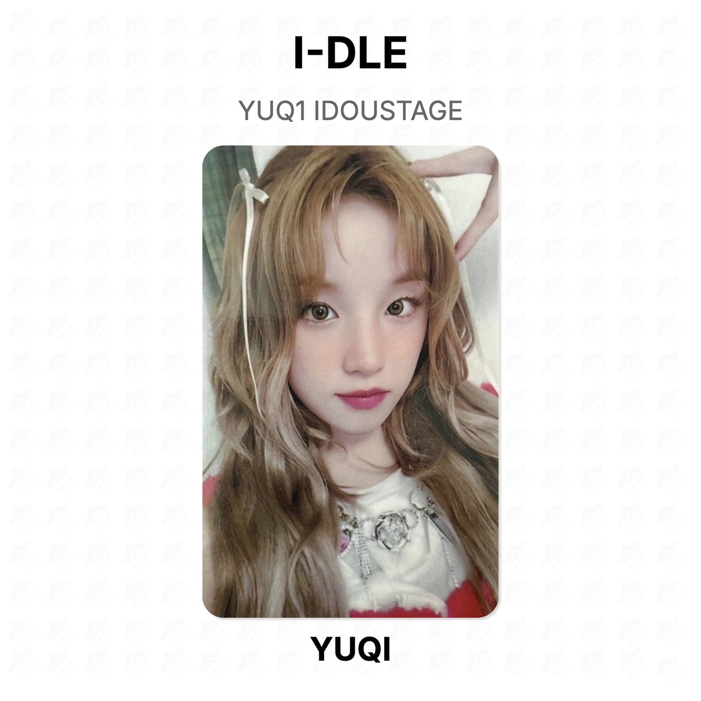 I-DLE YUQ1 IDOUSTAGE Official Photocard