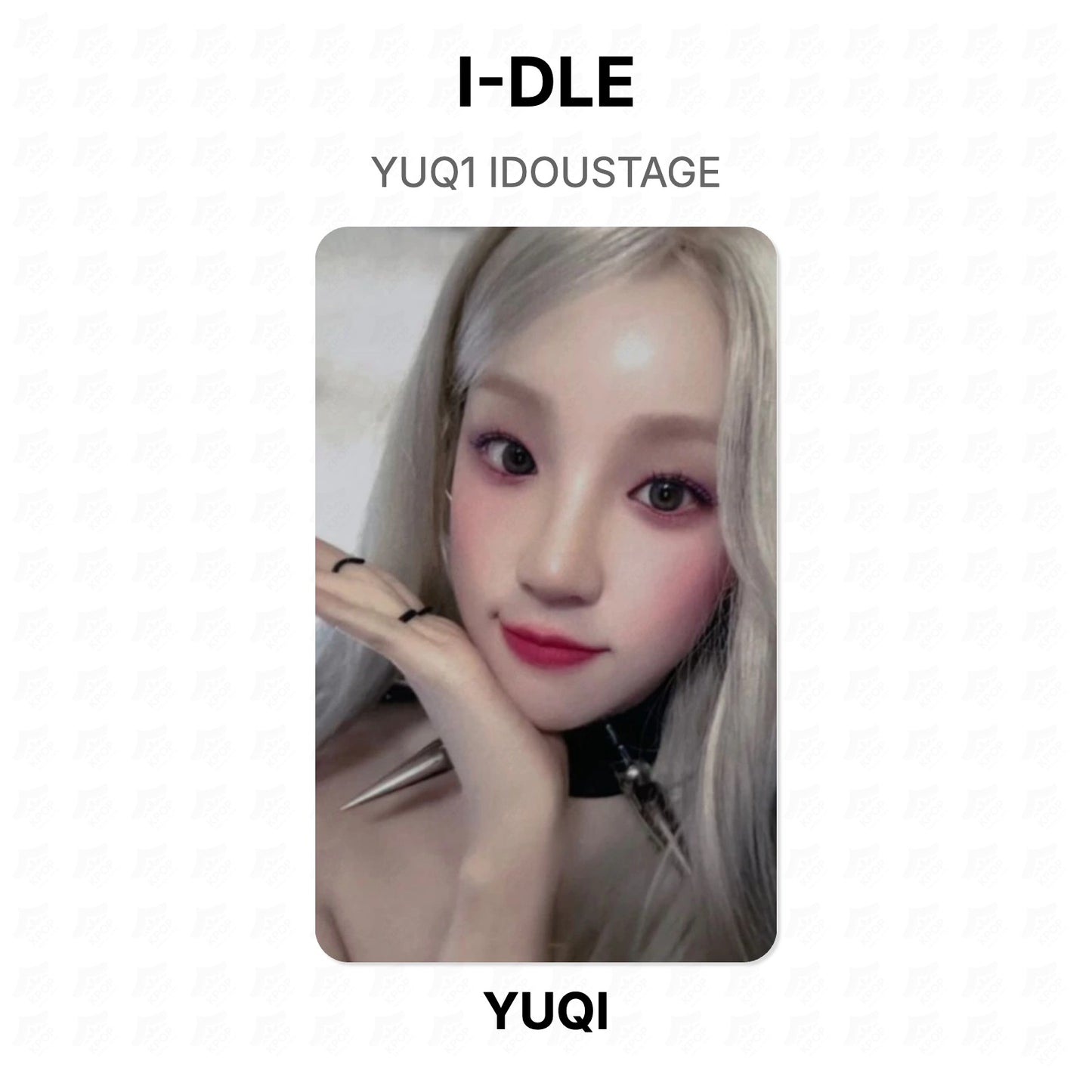I-DLE YUQ1 IDOUSTAGE Official Photocard
