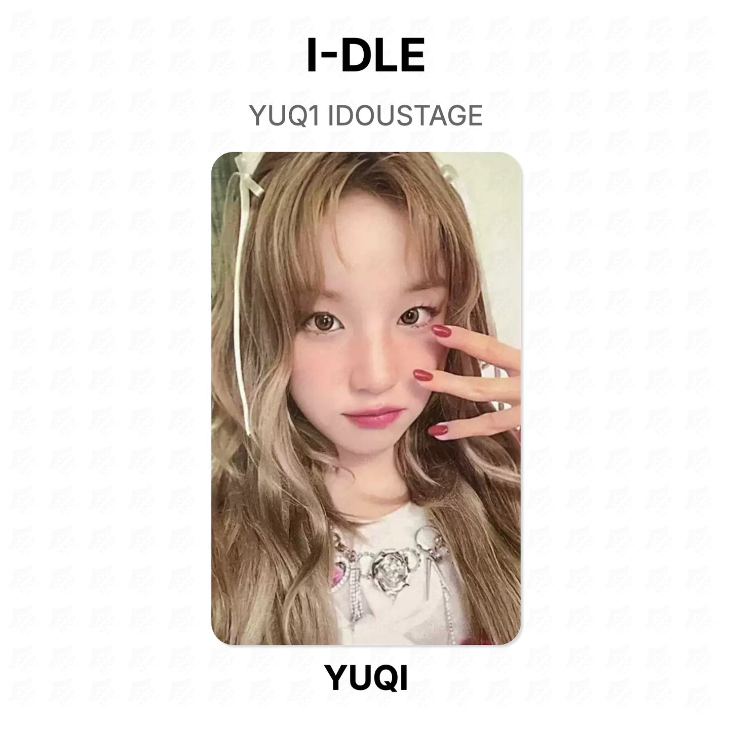 I-DLE YUQ1 IDOUSTAGE Official Photocard