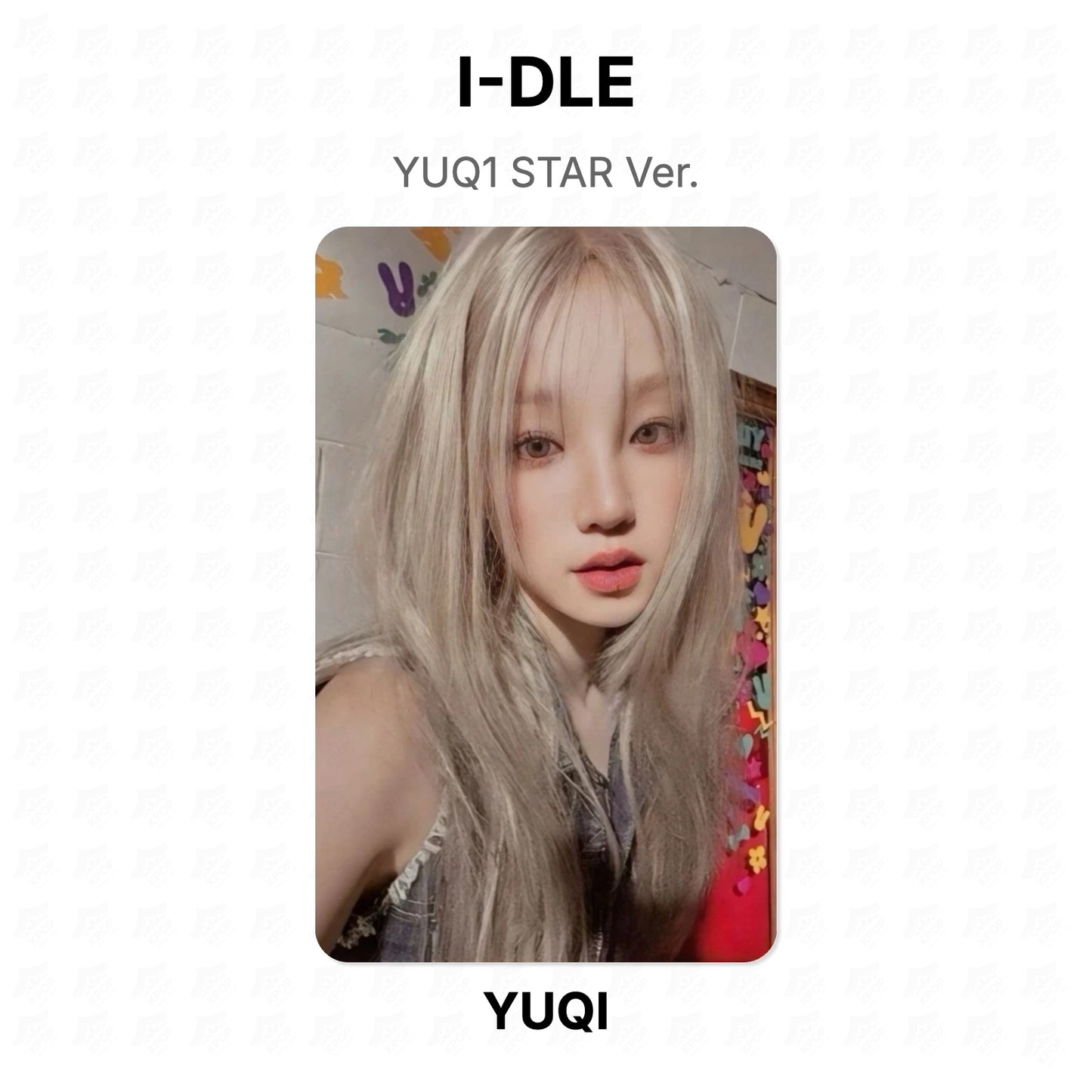 I-DLE YUQ1 STAR Ver. Official Photocard