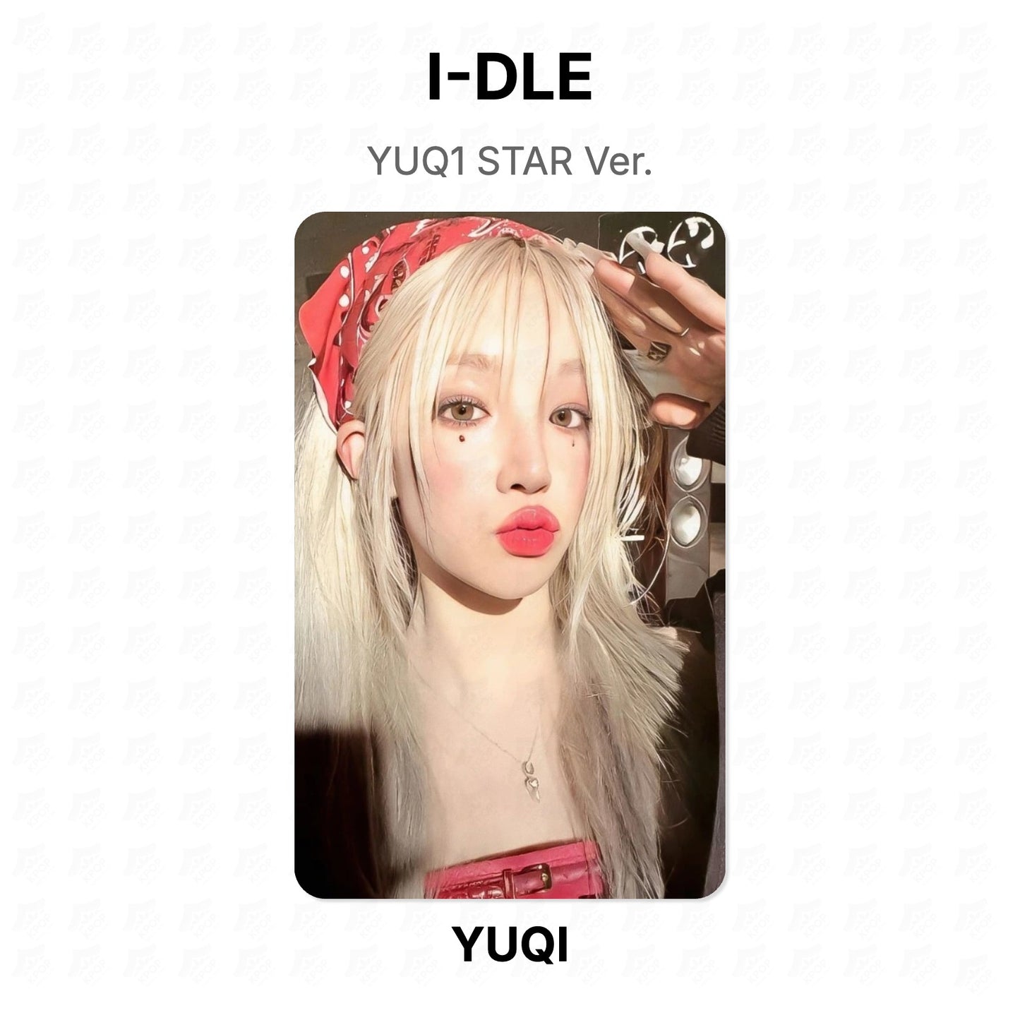 I-DLE YUQ1 STAR Ver. Official Photocard
