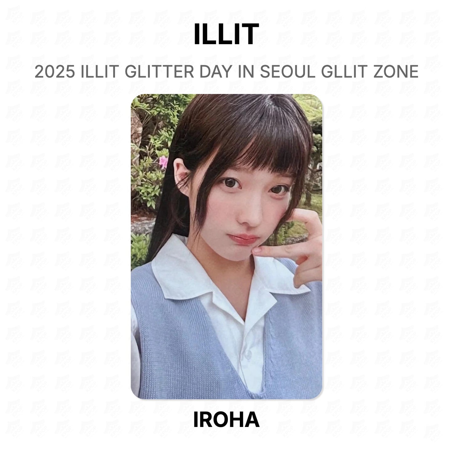 ILLIT 2025 ILLIT GLITTER DAY IN SEOUL GLLIT ZONE Official Photocard