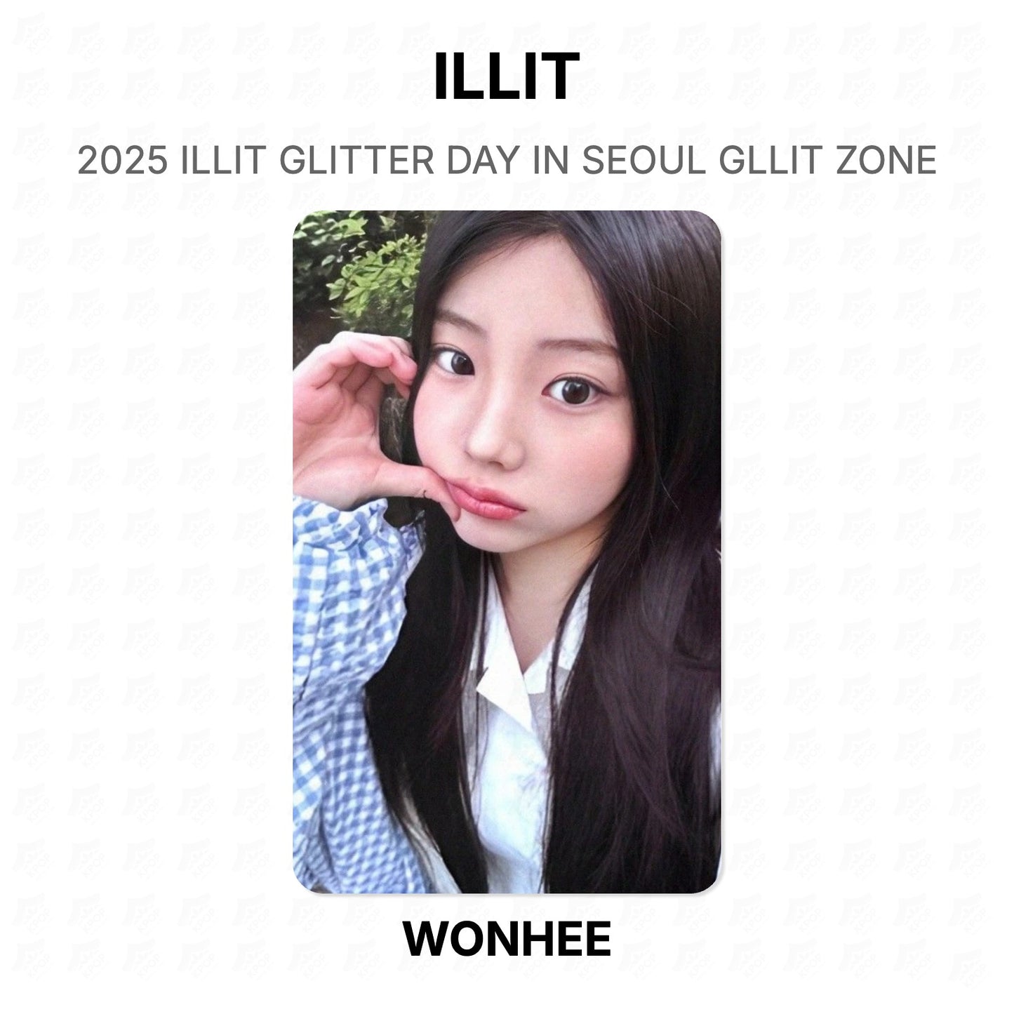 ILLIT 2025 ILLIT GLITTER DAY IN SEOUL GLLIT ZONE Official Photocard