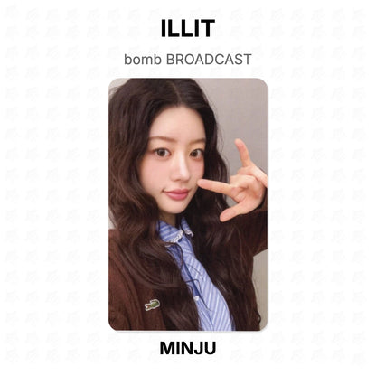 ILLIT bomb BROADCAST Official Photocard