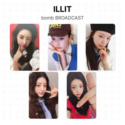 ILLIT bomb BROADCAST Official Photocard