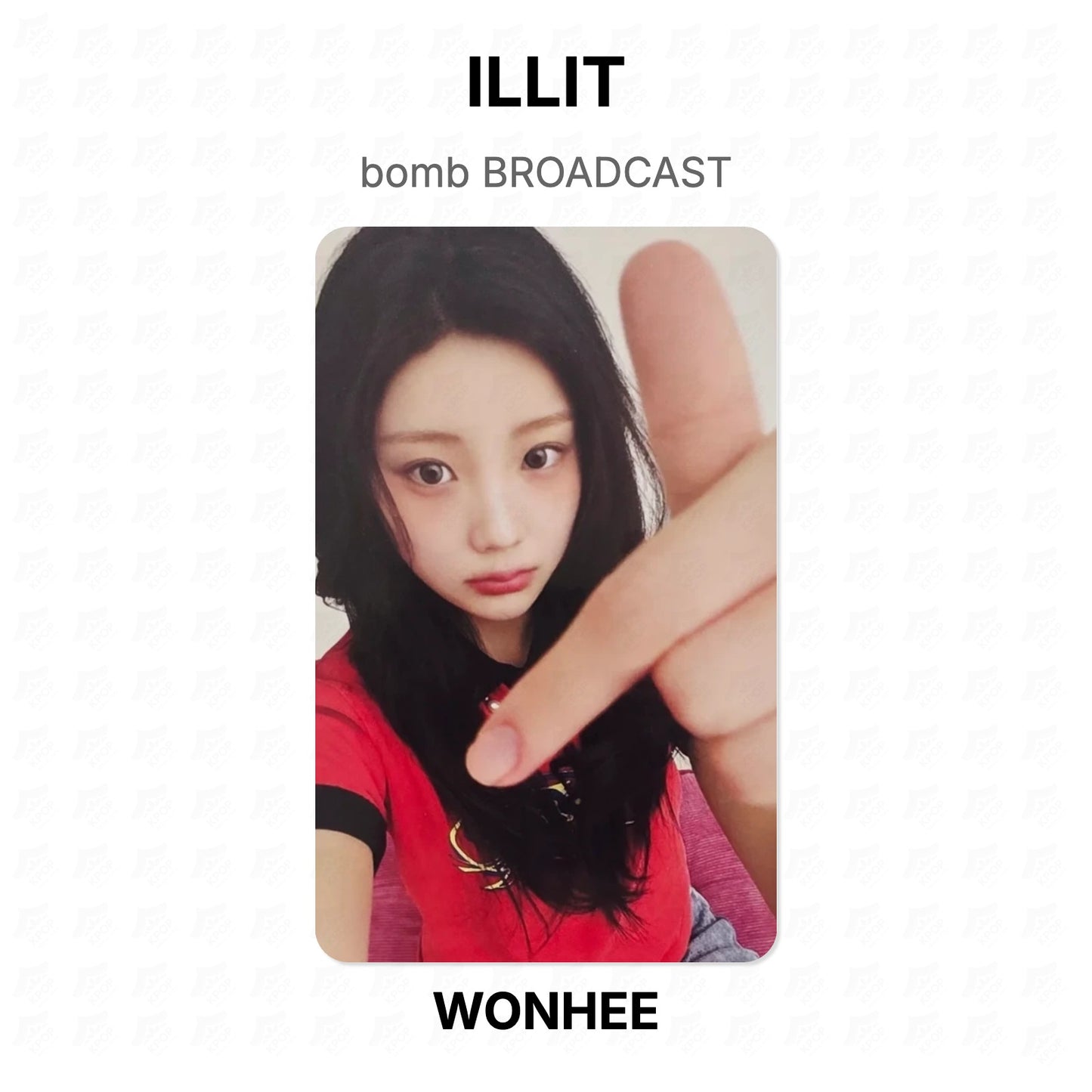 ILLIT bomb BROADCAST Official Photocard
