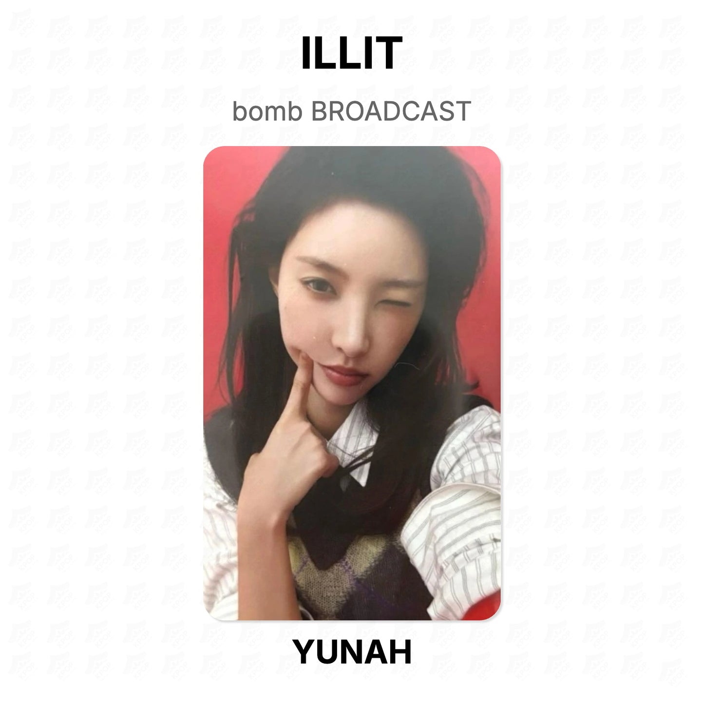 ILLIT bomb BROADCAST Official Photocard