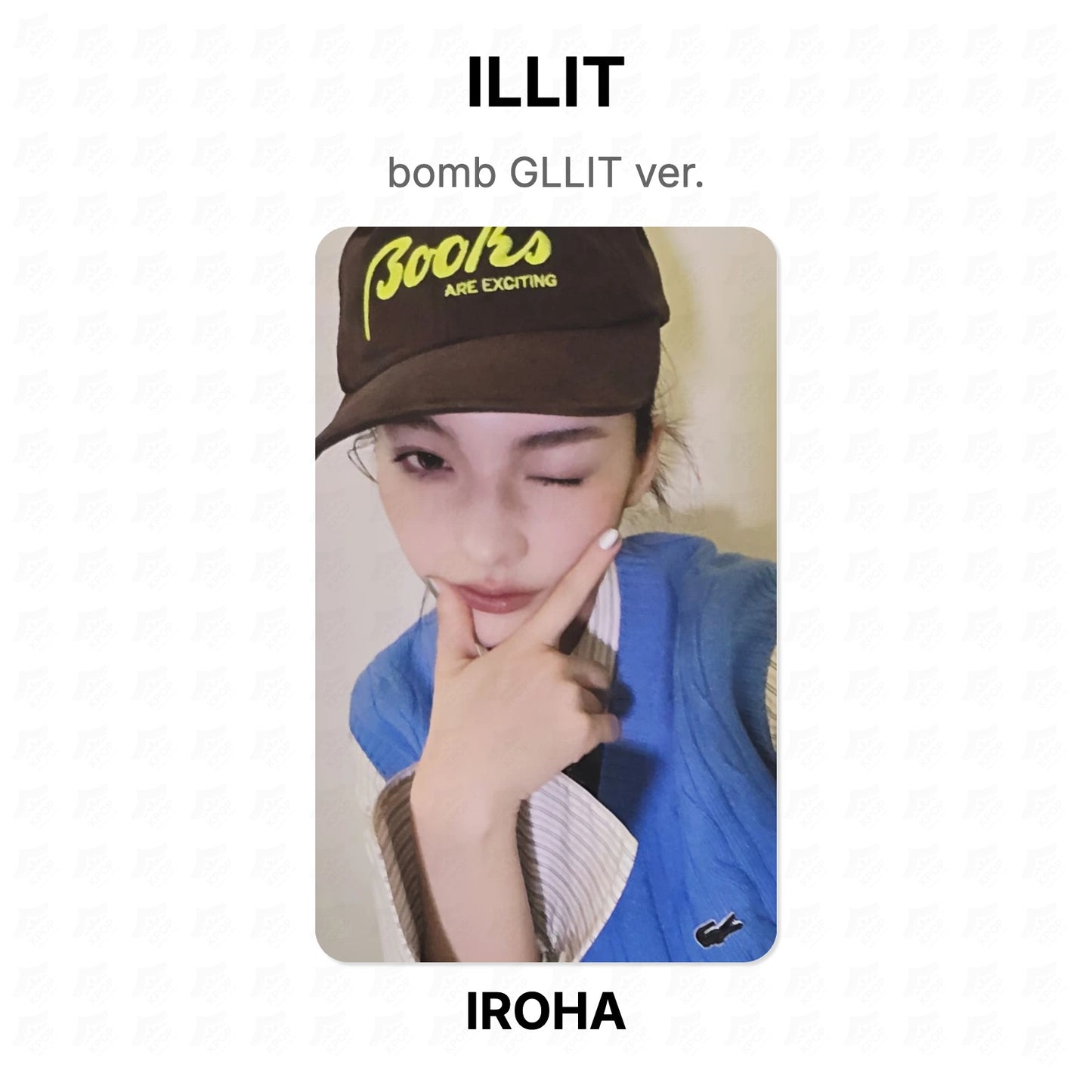 ILLIT bomb GLLIT ver. Official Photocard