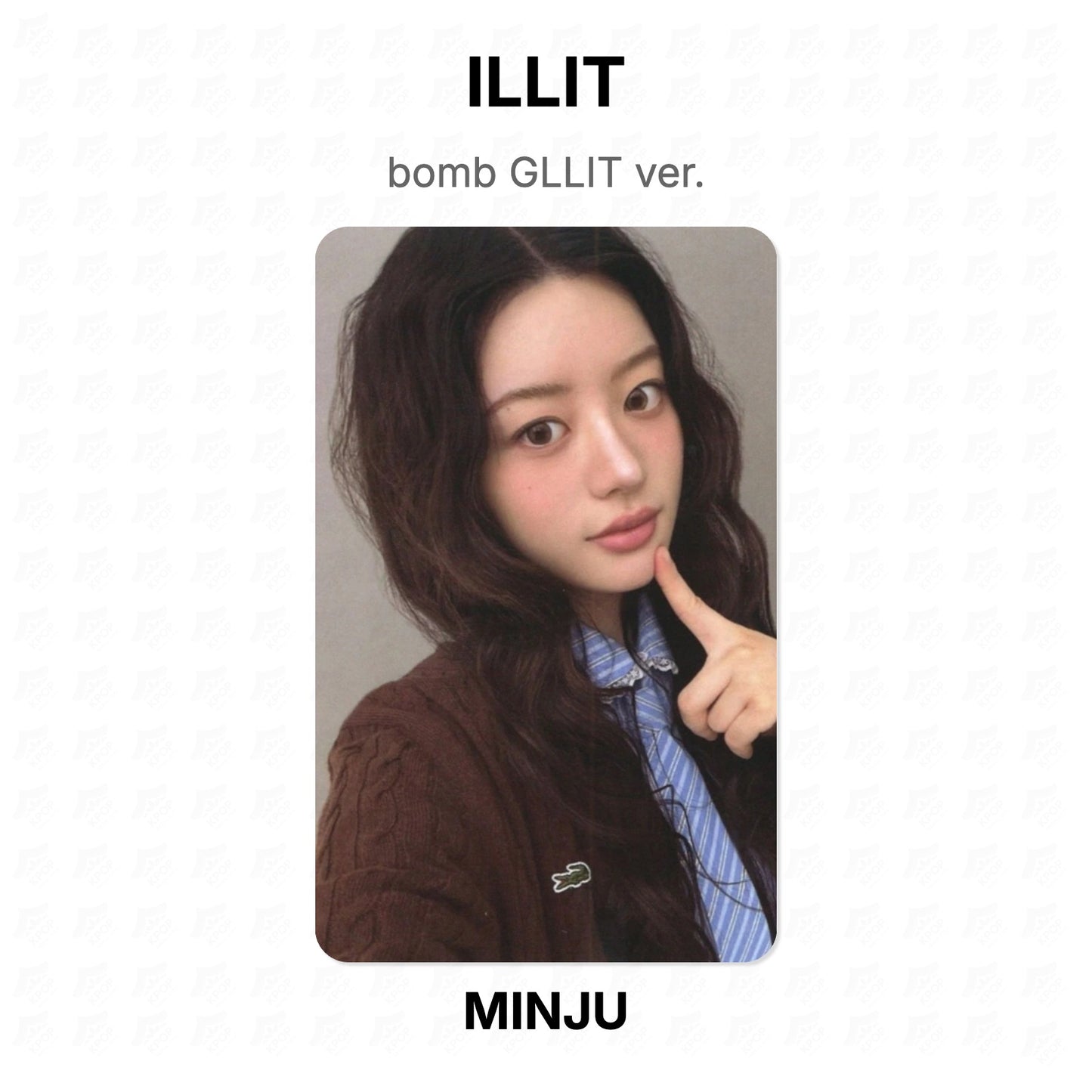 ILLIT bomb GLLIT ver. Official Photocard
