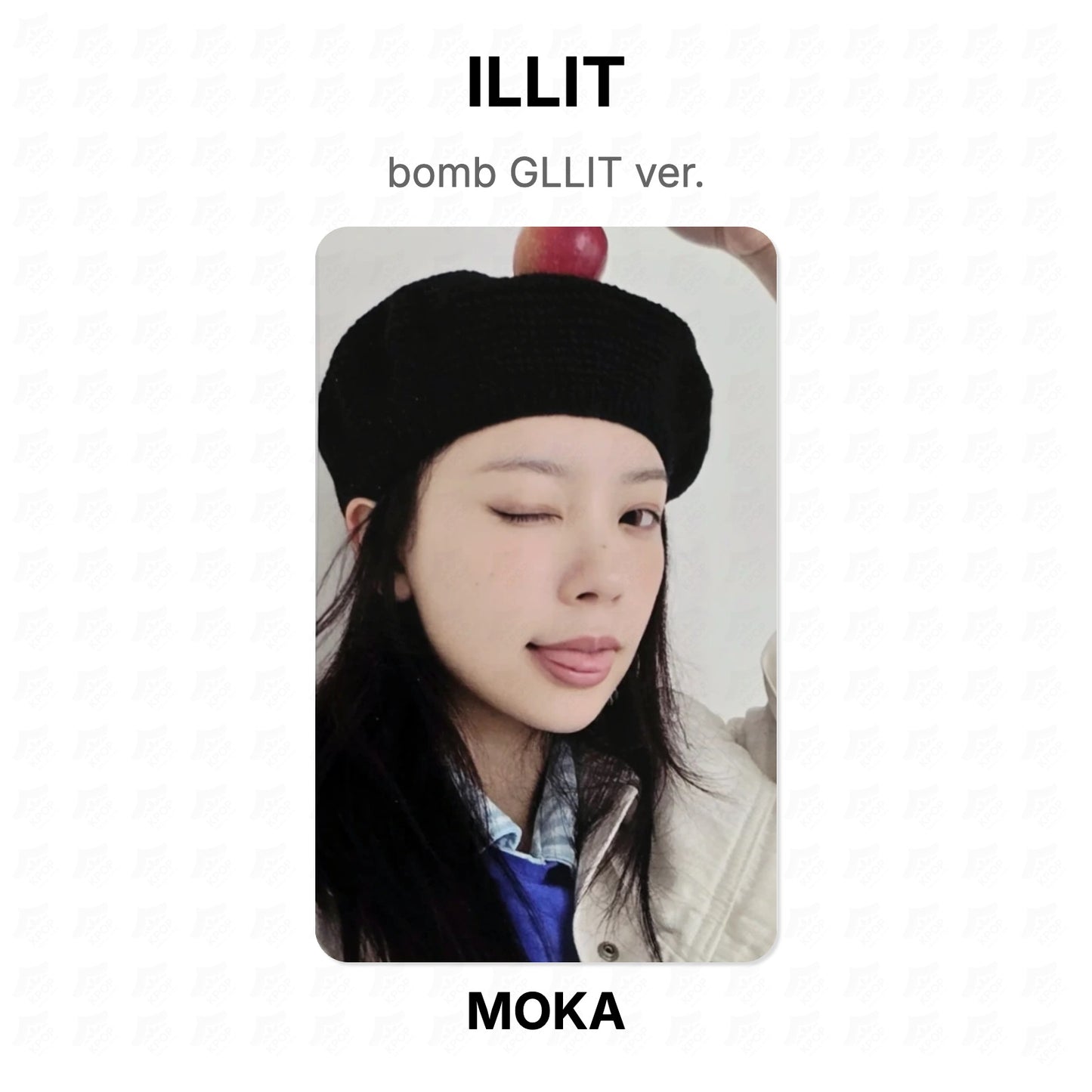 ILLIT bomb GLLIT ver. Official Photocard