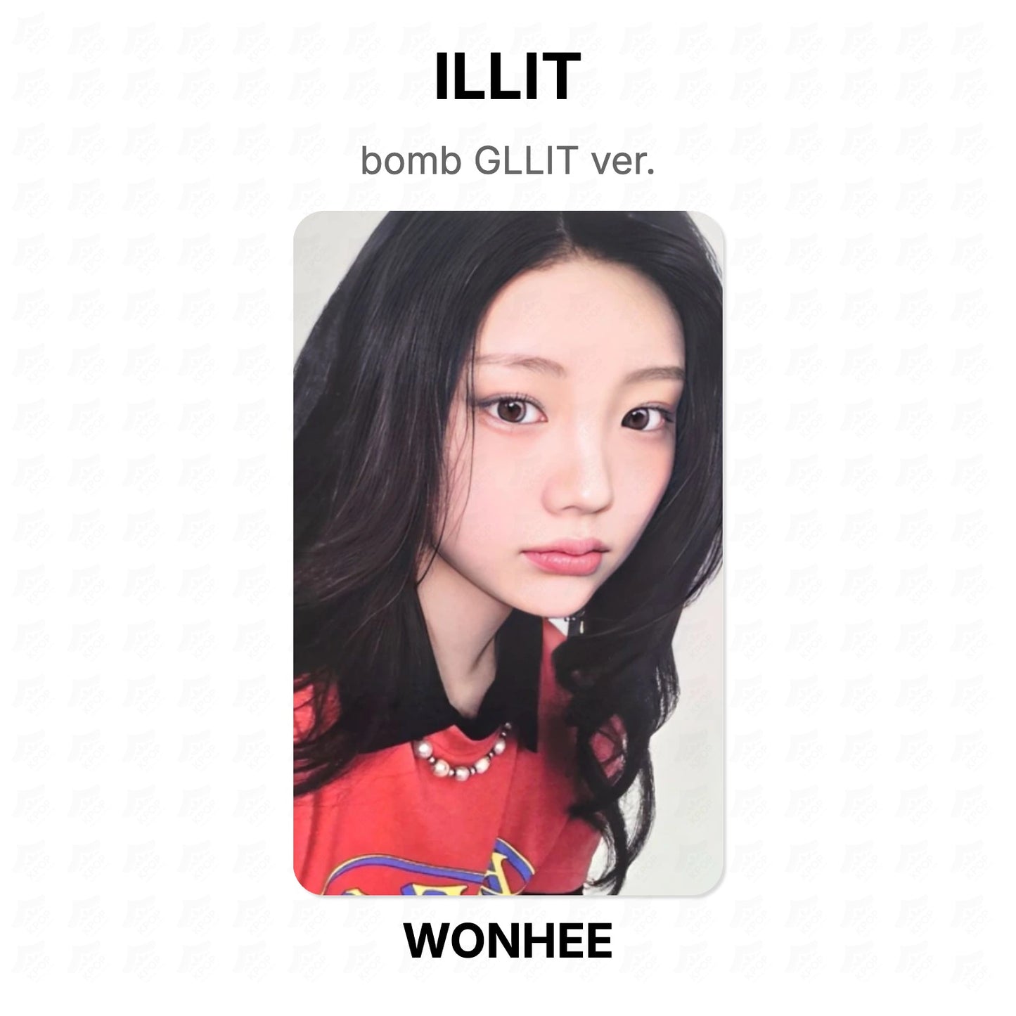 ILLIT bomb GLLIT ver. Official Photocard
