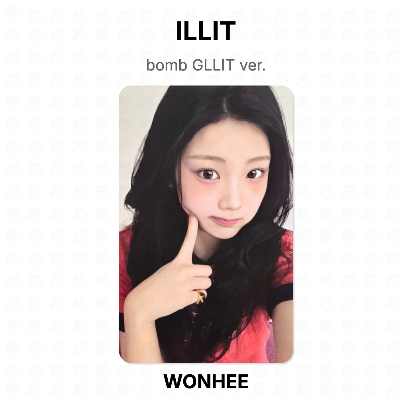 ILLIT bomb GLLIT ver. Official Photocard