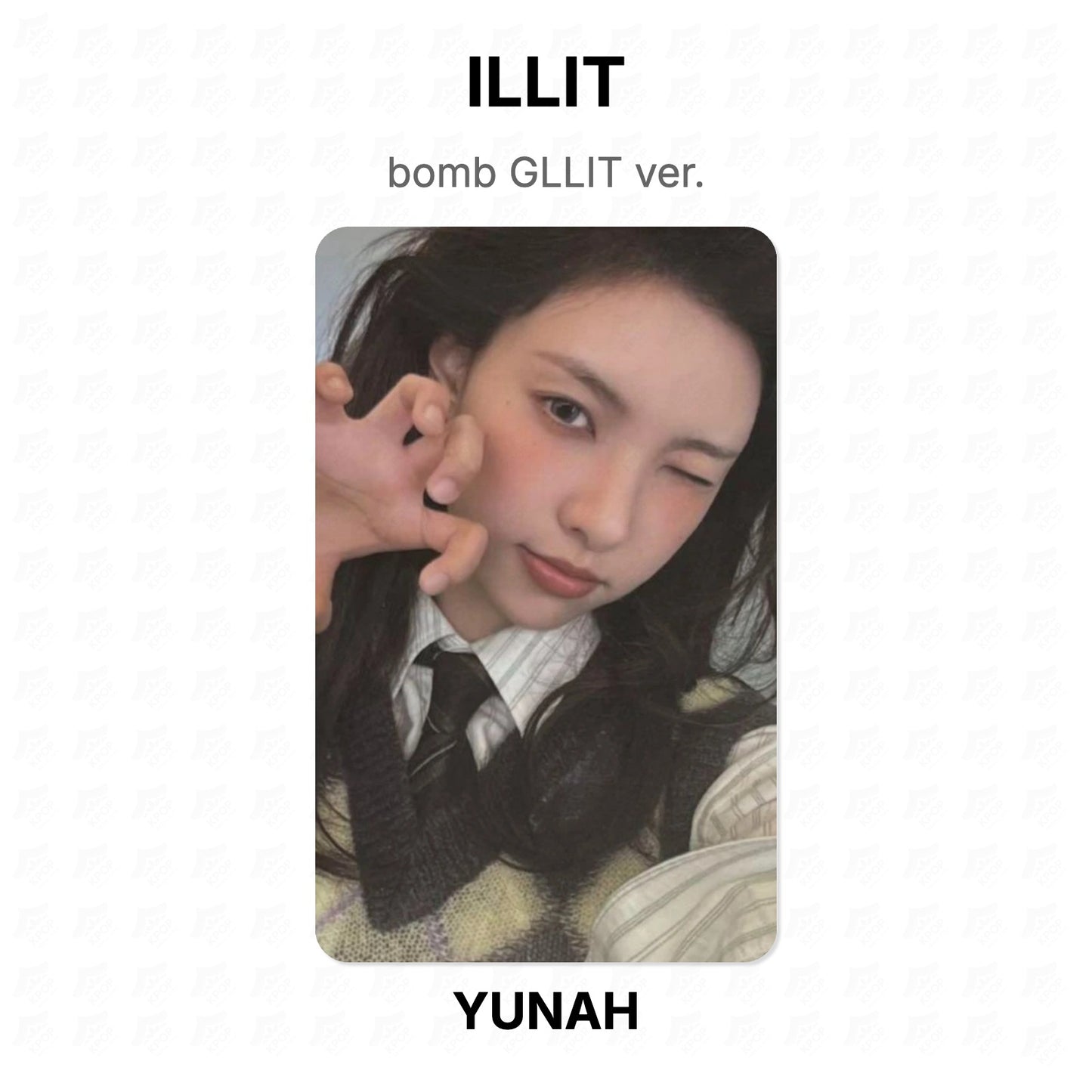 ILLIT bomb GLLIT ver. Official Photocard