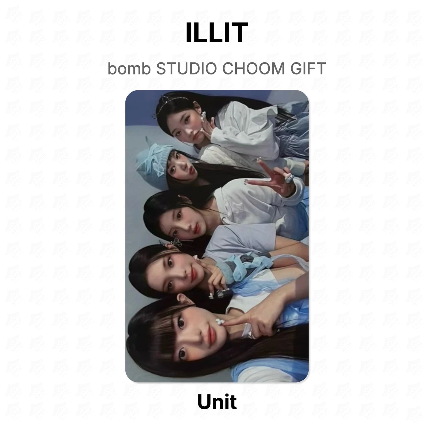 ILLIT bomb STUDIO CHOOM GIFT Official Photocard
