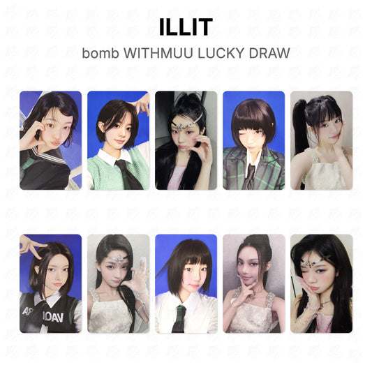 ILLIT bomb WITHMUU LUCKY DRAW Official Photocard