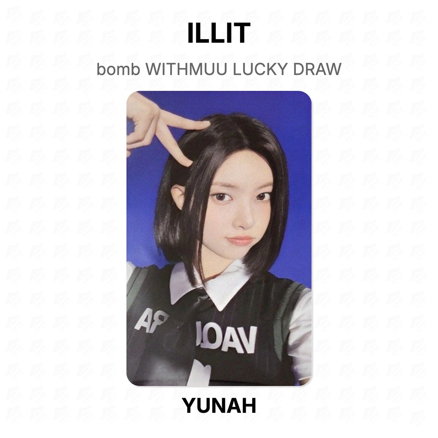 ILLIT bomb WITHMUU LUCKY DRAW Official Photocard