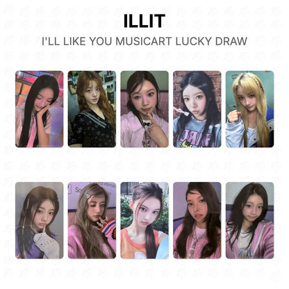 ILLIT I'LL LIKE YOU MUSICART LUCKY DRAW Official Photocard