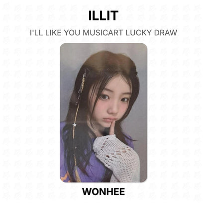 ILLIT I'LL LIKE YOU MUSICART LUCKY DRAW Official Photocard