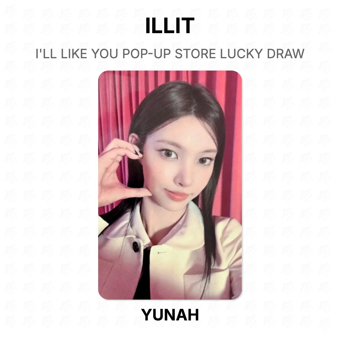 ILLIT I'LL LIKE YOU POP-UP STORE LUCKY DRAW Official Photocard