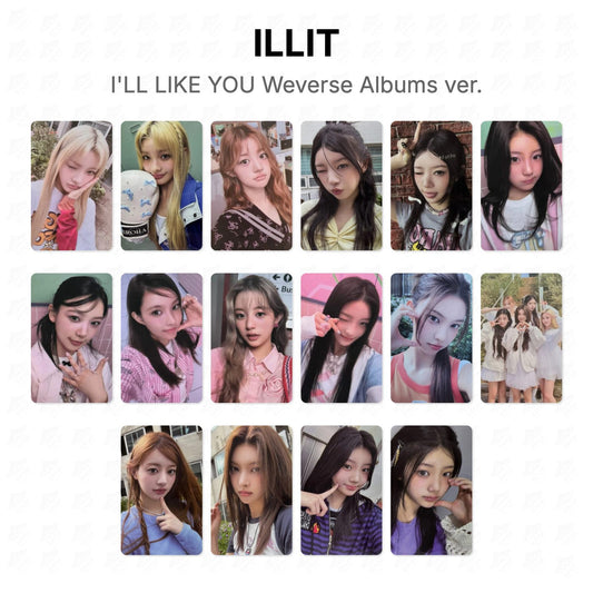 ILLIT I'LL LIKE YOU Weverse Albums ver. Official Photocard