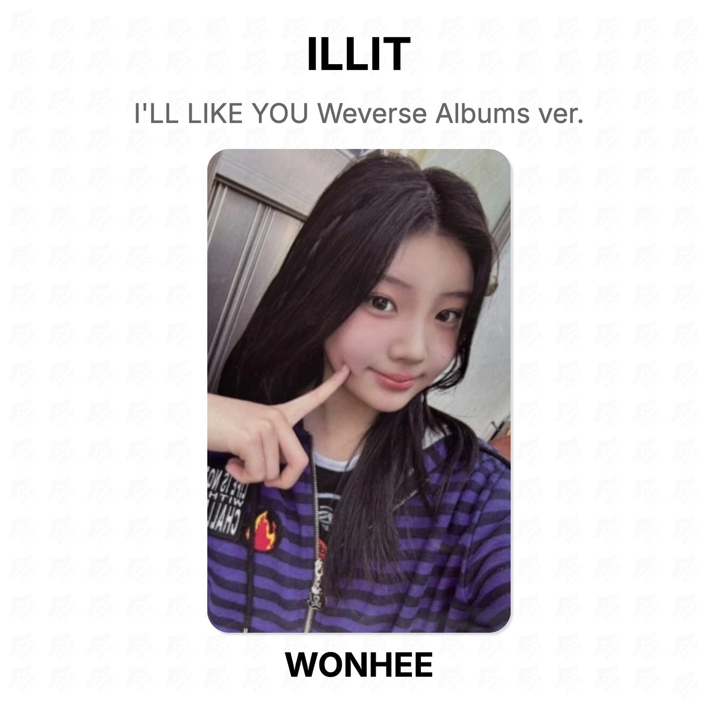 ILLIT I'LL LIKE YOU Weverse Albums ver. Official Photocard