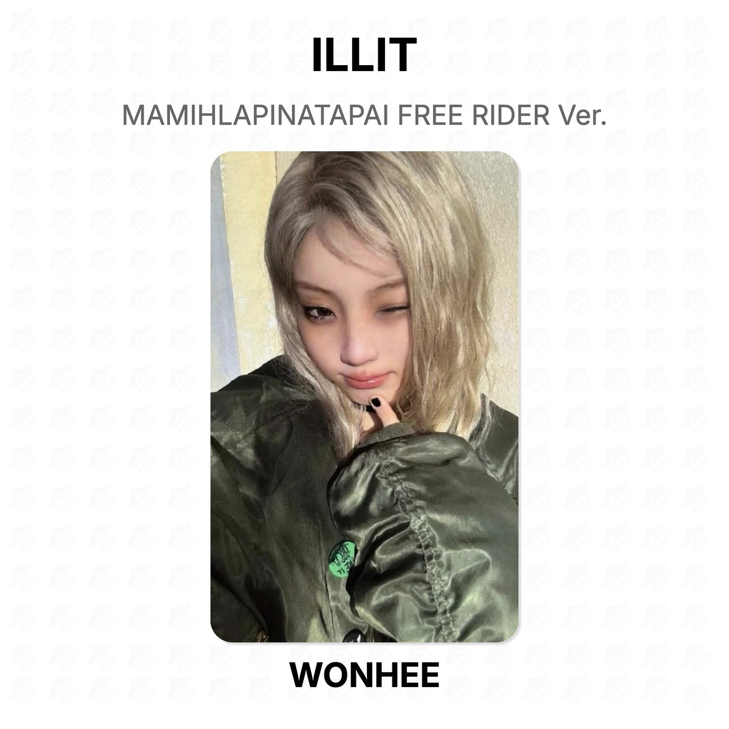 ILLIT MAMIHLAPINATAPAI FREE RIDER Ver. Official Photocard