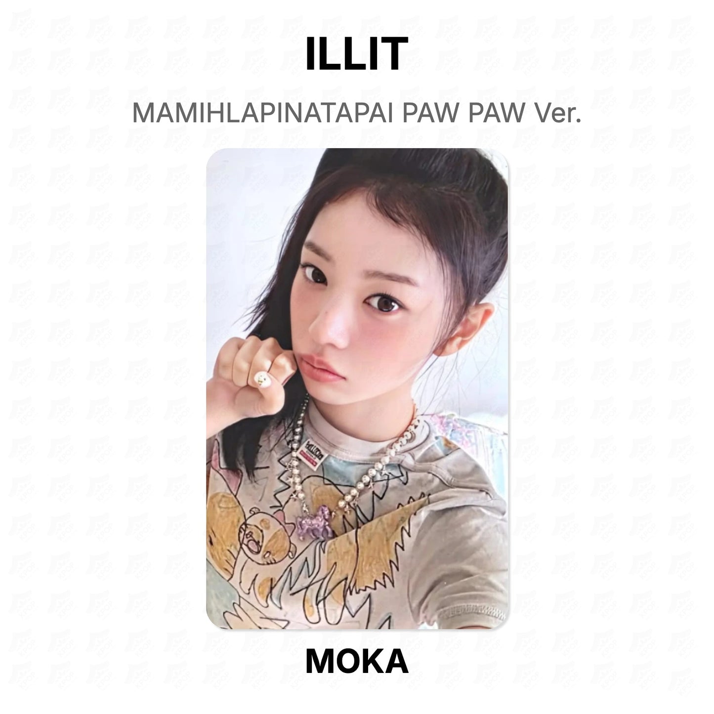 ILLIT MAMIHLAPINATAPAI PAW PAW Ver. Official Photocard