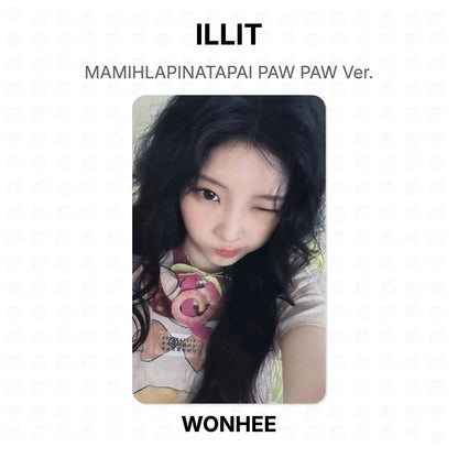 ILLIT MAMIHLAPINATAPAI PAW PAW Ver. Official Photocard