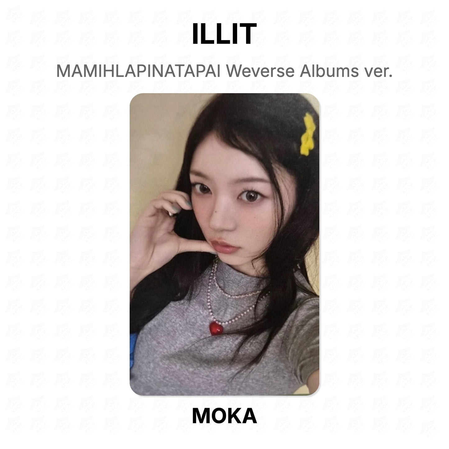 ILLIT MAMIHLAPINATAPAI Weverse Albums ver. Official Photocard