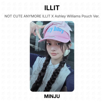 ILLIT NOT CUTE ANYMORE ILLIT X Ashley Williams Pouch Ver. Official Photocard