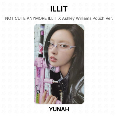 ILLIT NOT CUTE ANYMORE ILLIT X Ashley Williams Pouch Ver. Official Photocard