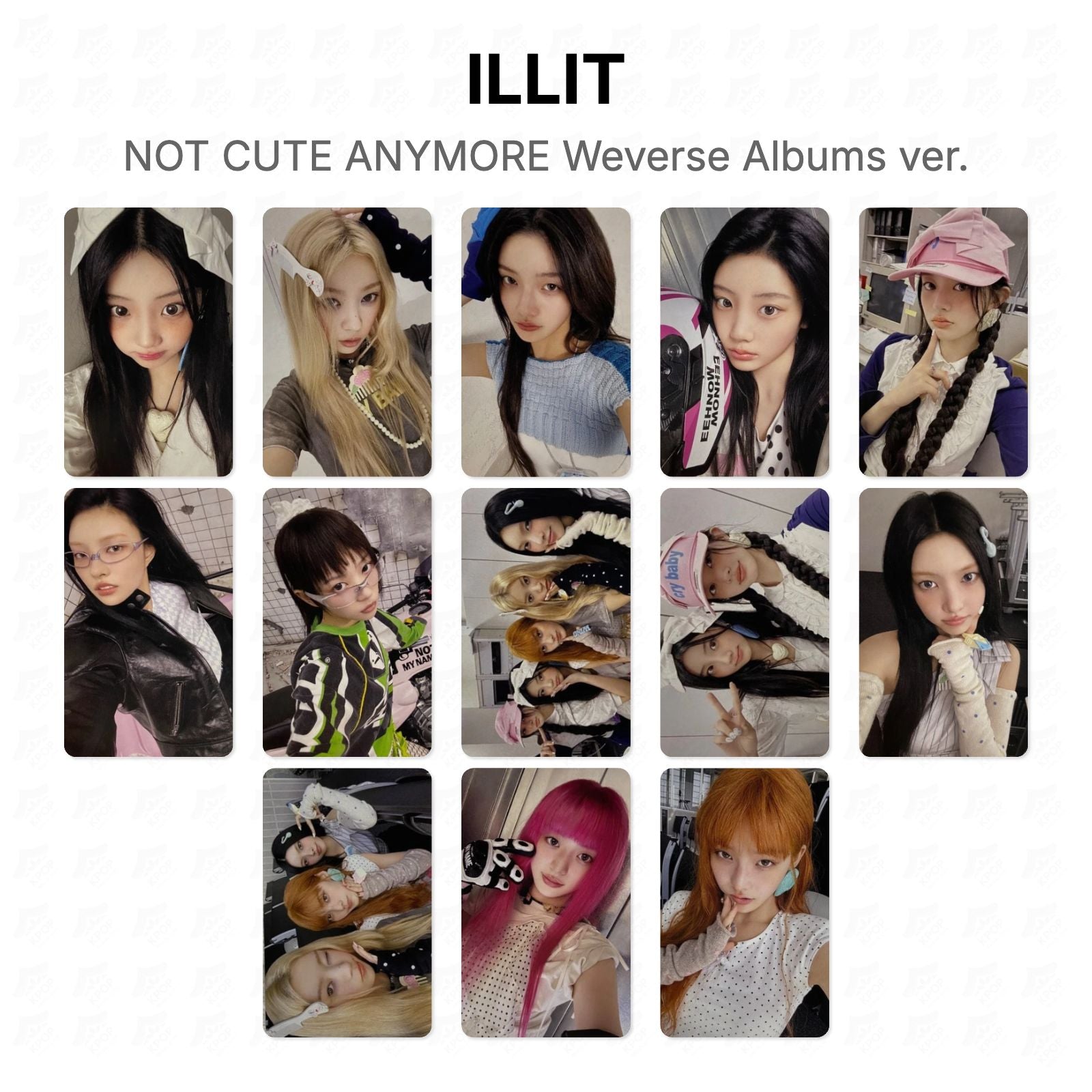 K-POP・アジア ILLIT NOT CUTE ANYMORE Weverse ver. ILLIT NOT CUTE ANYMORE Weverse Albums ver. Official Photocard