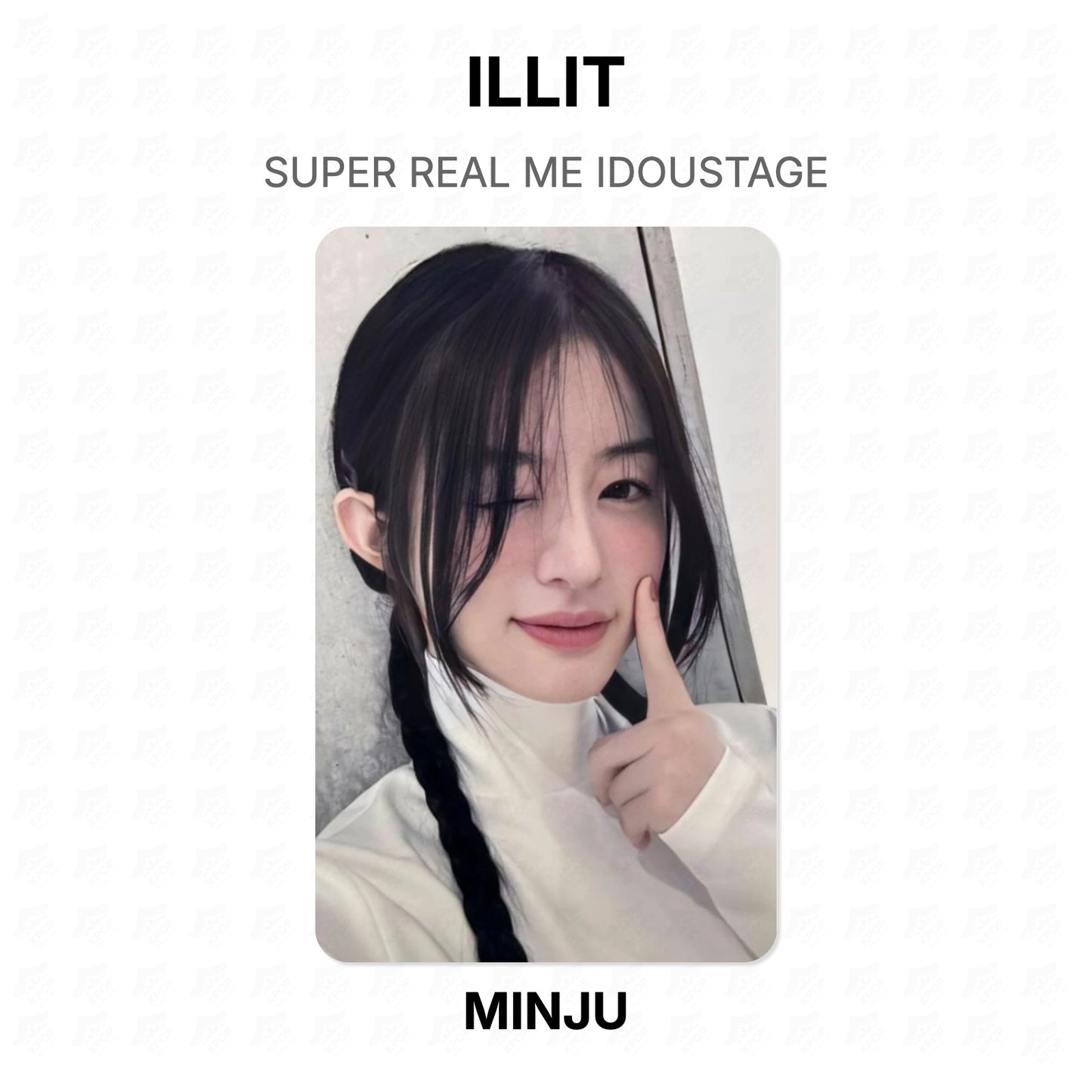 ILLIT SUPER REAL ME IDOUSTAGE Official Photocard