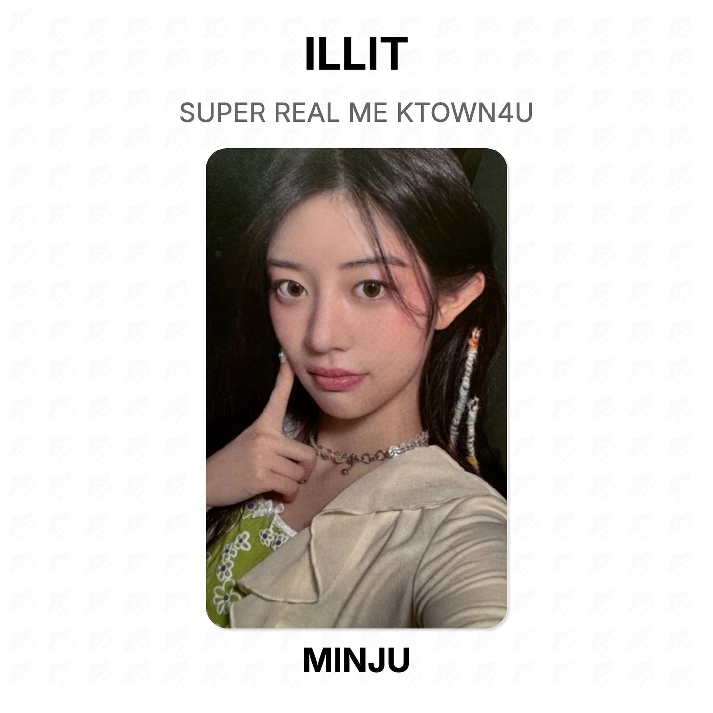 ILLIT SUPER REAL ME KTOWN4U Official Photocard