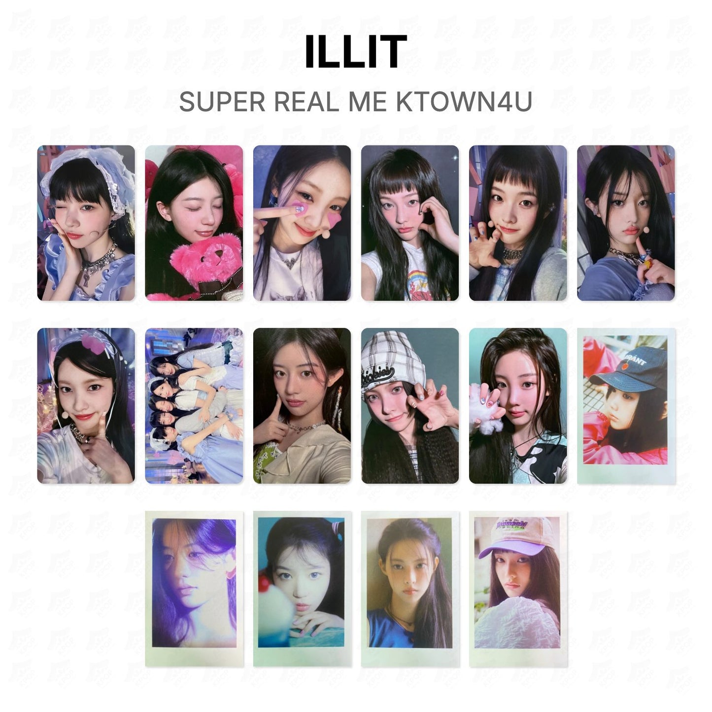 ILLIT SUPER REAL ME KTOWN4U Official Photocard