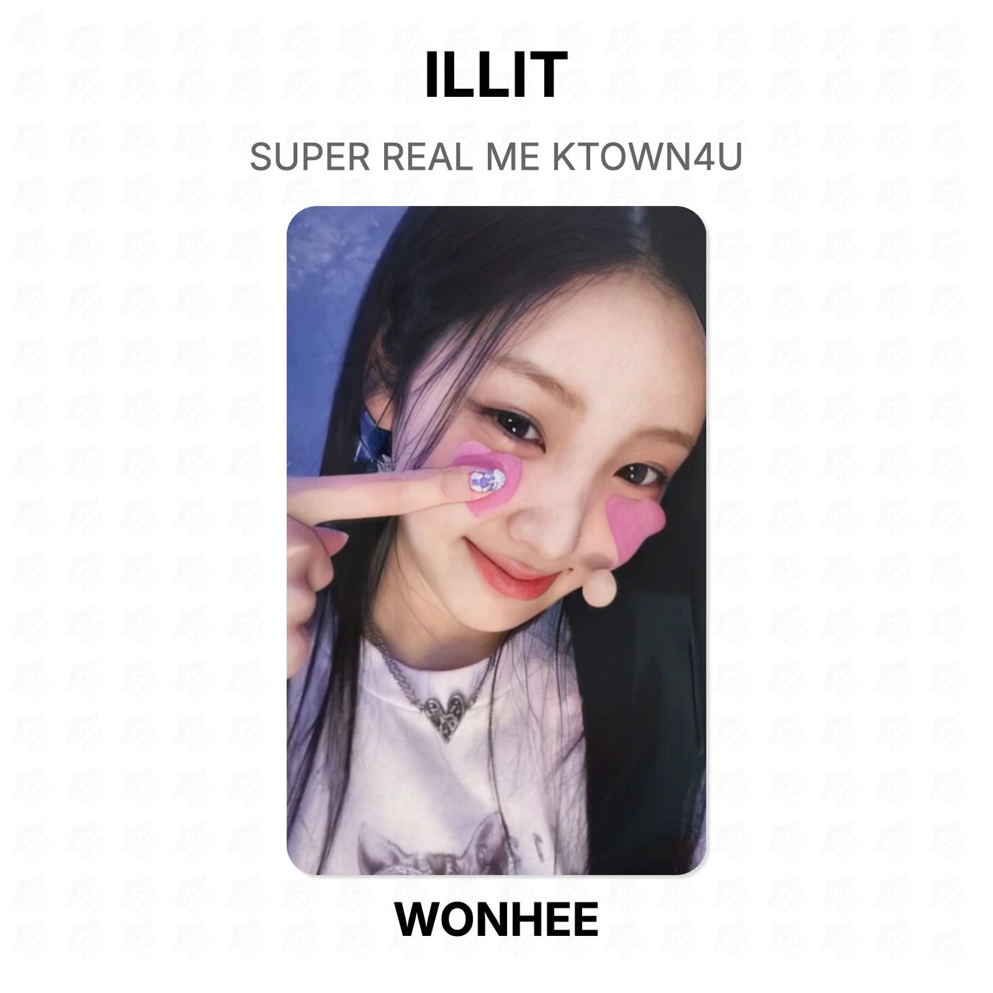 ILLIT SUPER REAL ME KTOWN4U Official Photocard