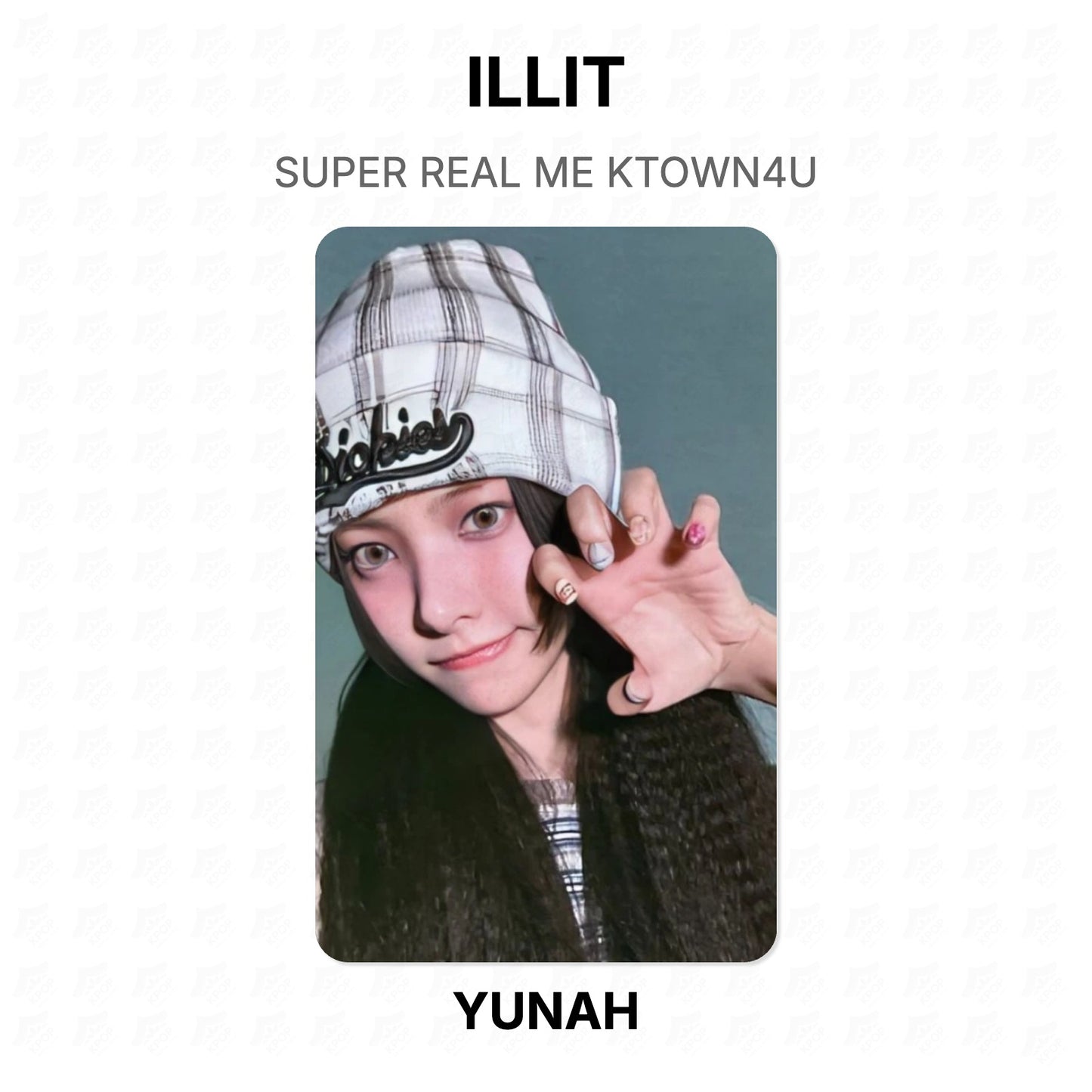 ILLIT SUPER REAL ME KTOWN4U Official Photocard