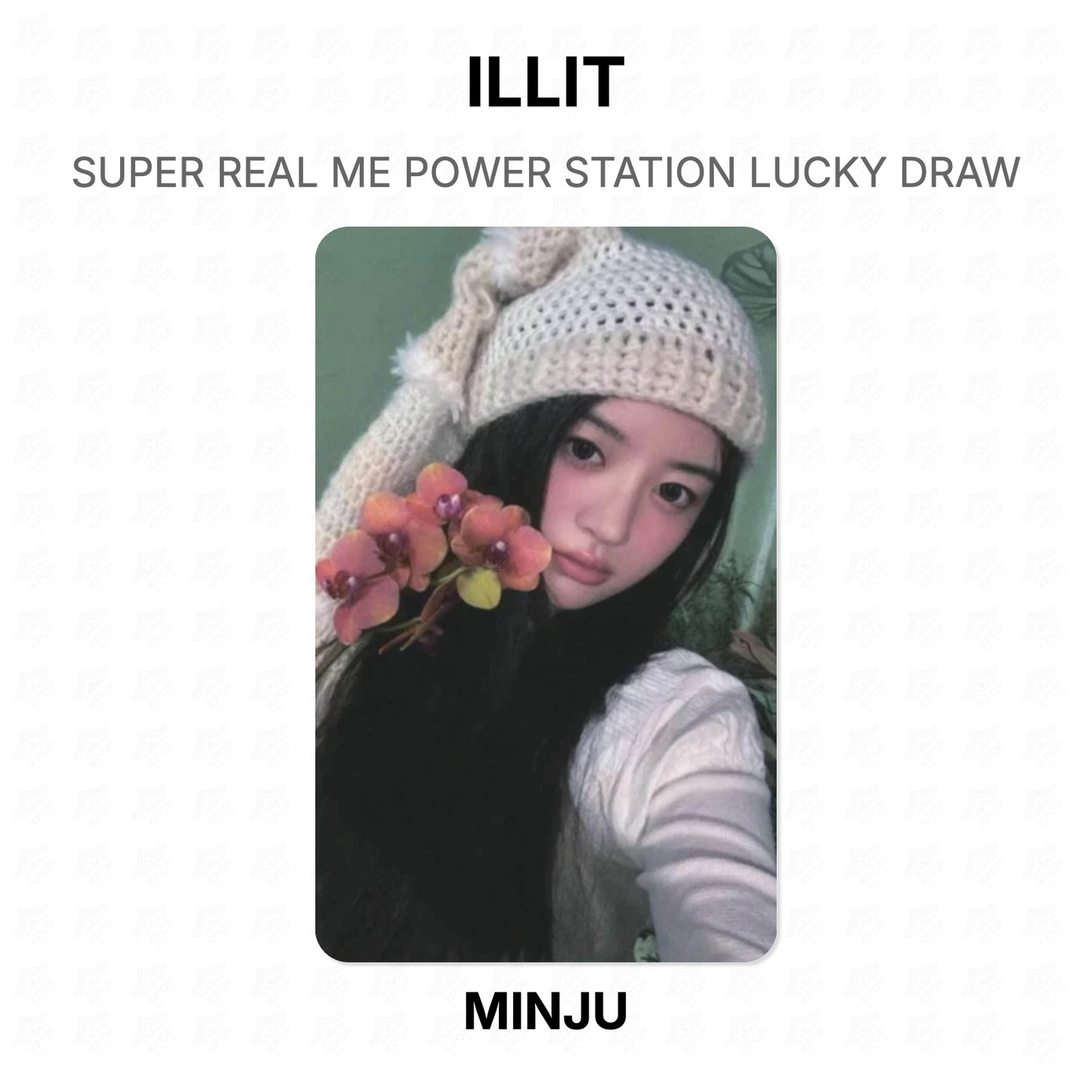 ILLIT SUPER REAL ME POWER STATION LUCKY DRAW Official Photocard
